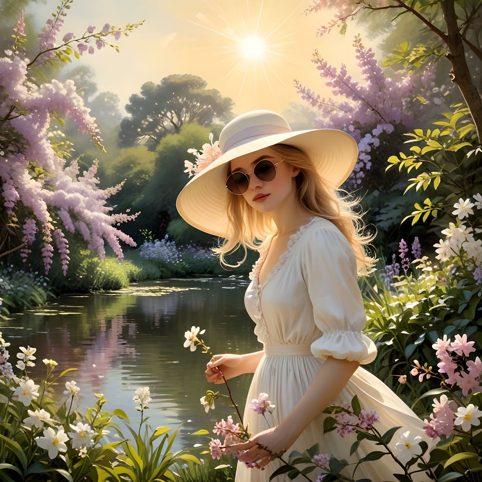 Serenity in a Luxurious Botanic Garden