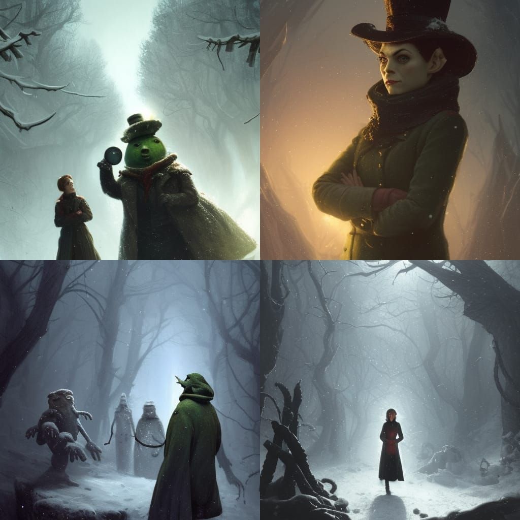 The Snowmen: Dark Fantasy Concept Art