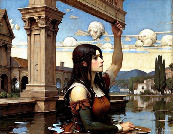 Floating Sacrifice as Impasto Painting