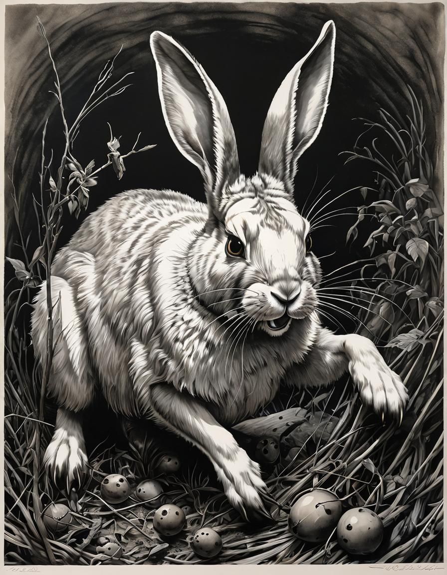 Menacing hare