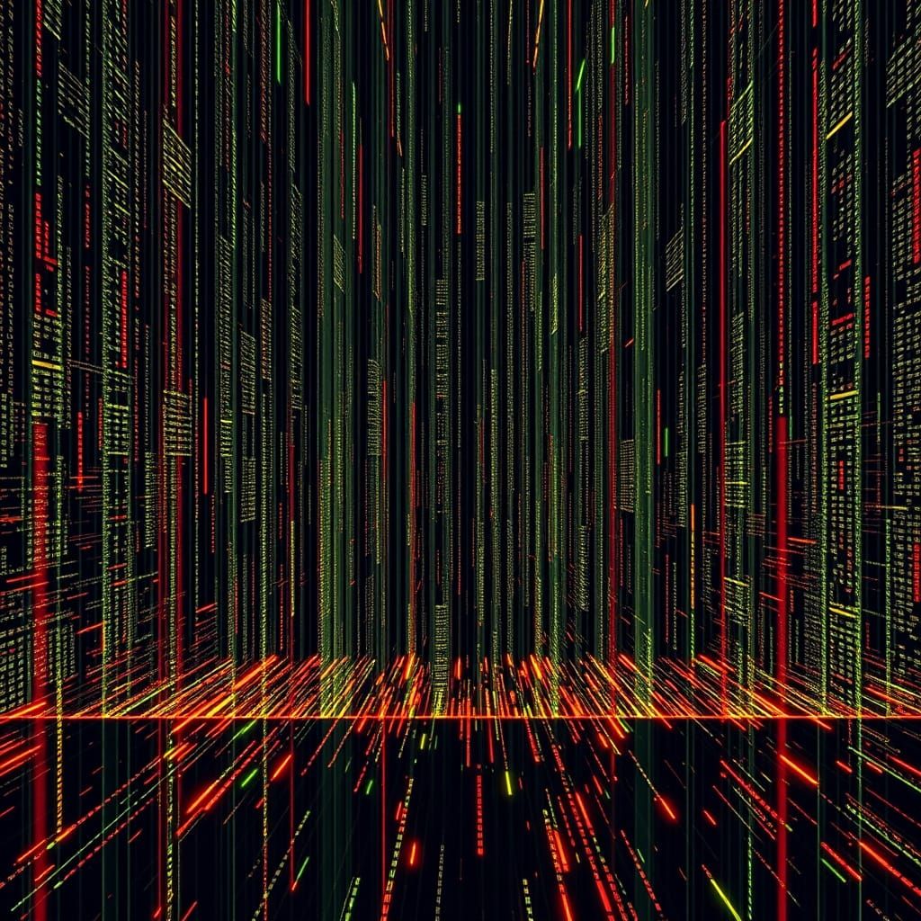Abstract Matrix Code Visualization