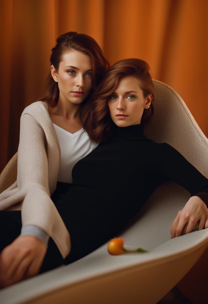 Simple AI Generated Portrait