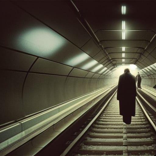 Unmanned Subway: Surreal Dreamscape by Worrall & Tetsuya
