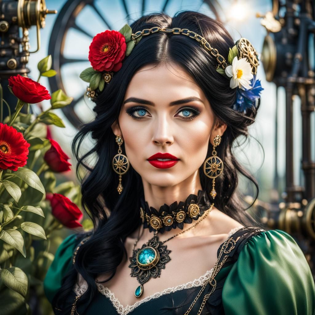 A beautiful woman