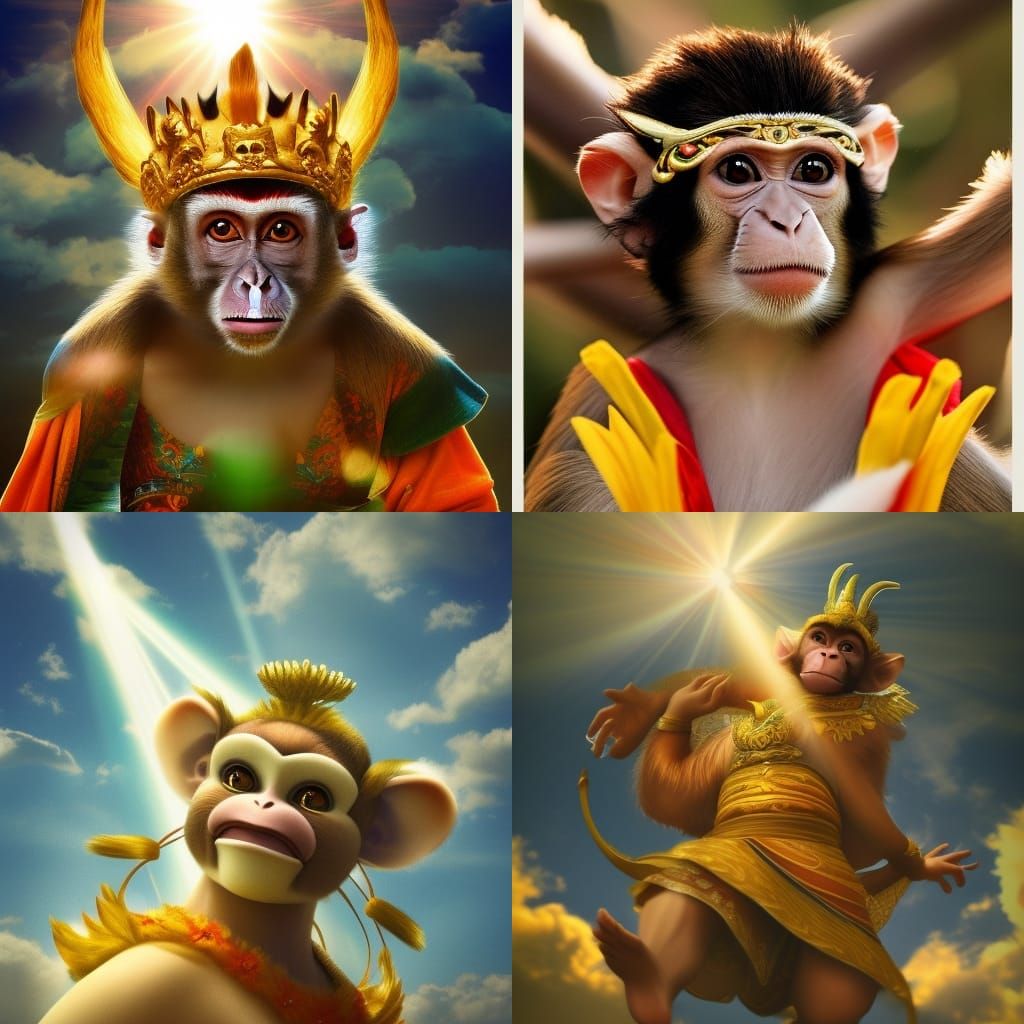 Monkey King in Divine Sunshine