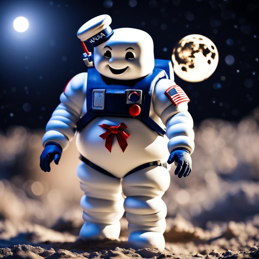 Stay Puft Bouncing on the Moon: Professional Photography