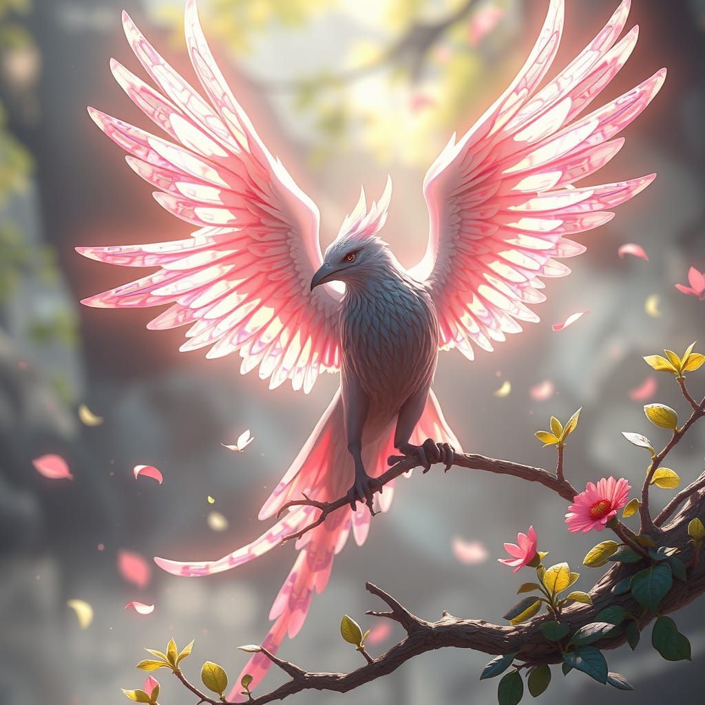 Anime-Inspired 3D Concept Art of a Magical Bird in Stunning ...