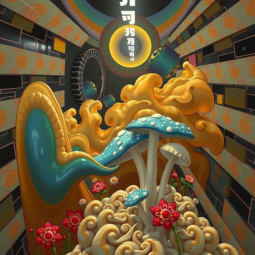 Vibrant 1960s Arcade Game Art in 8-Bit Pixel Style