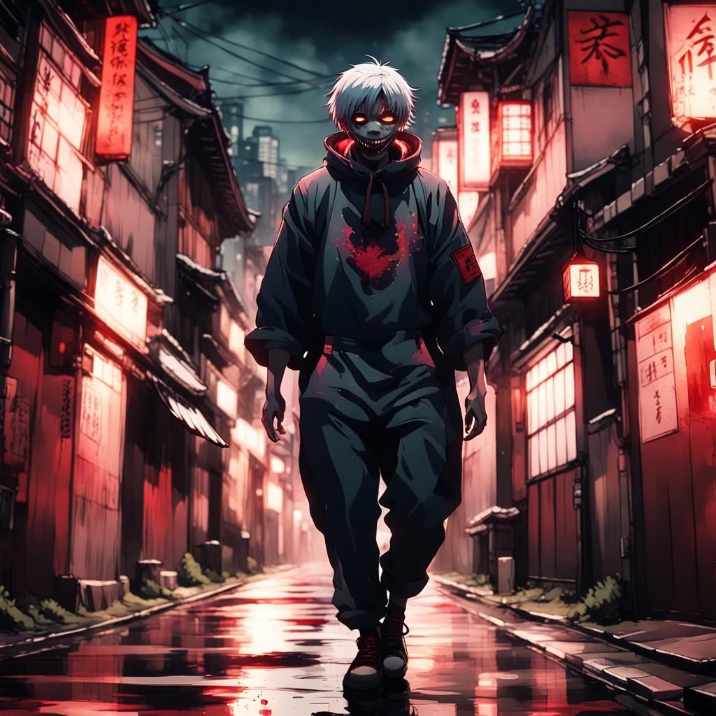 Tokyo Ghoul in Cinematic Anime Style