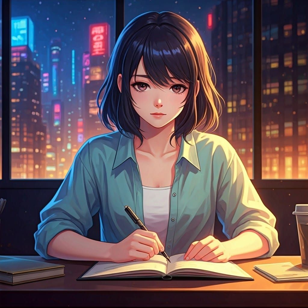 Dreamscapes in Nighttime Neon