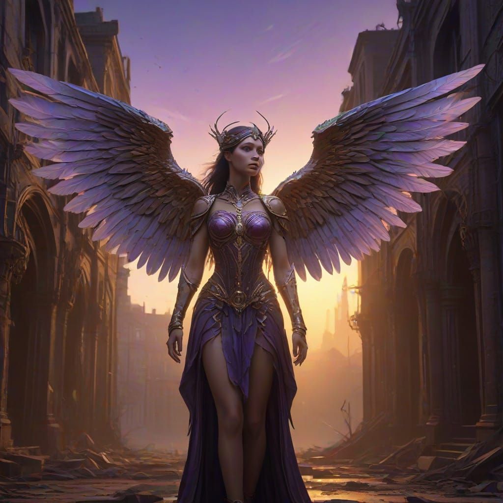 Angel of Ancient, Forgotten Ruins
