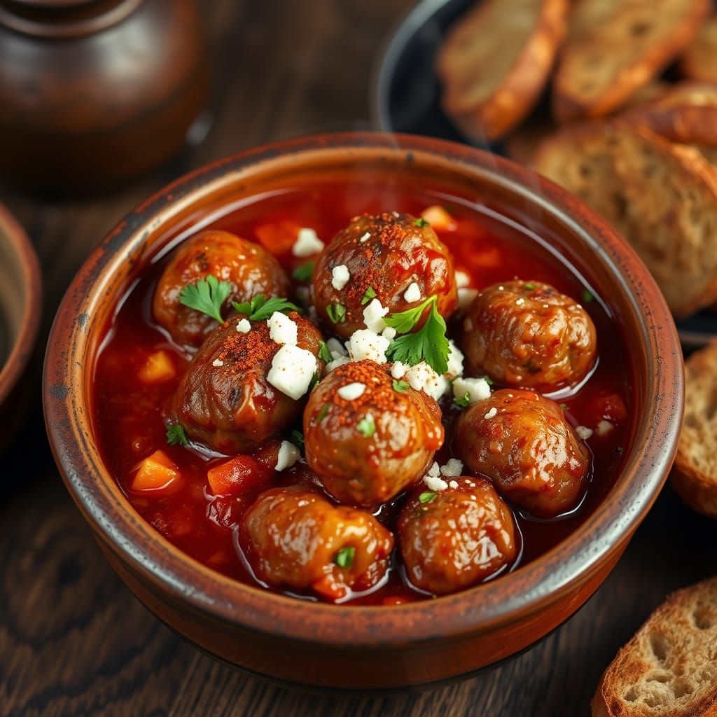 Succulent Asado Dish Still Life