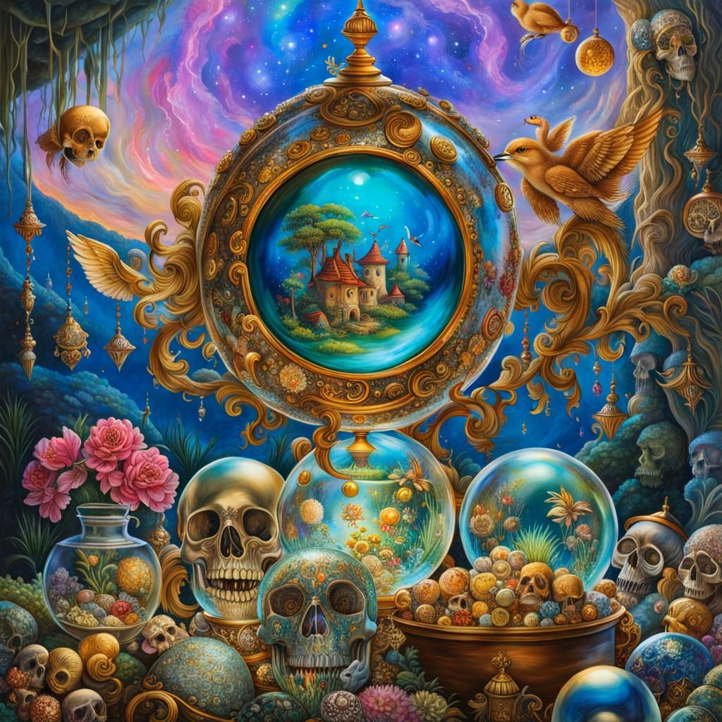 Sunken Treasure Fairytale Illustration