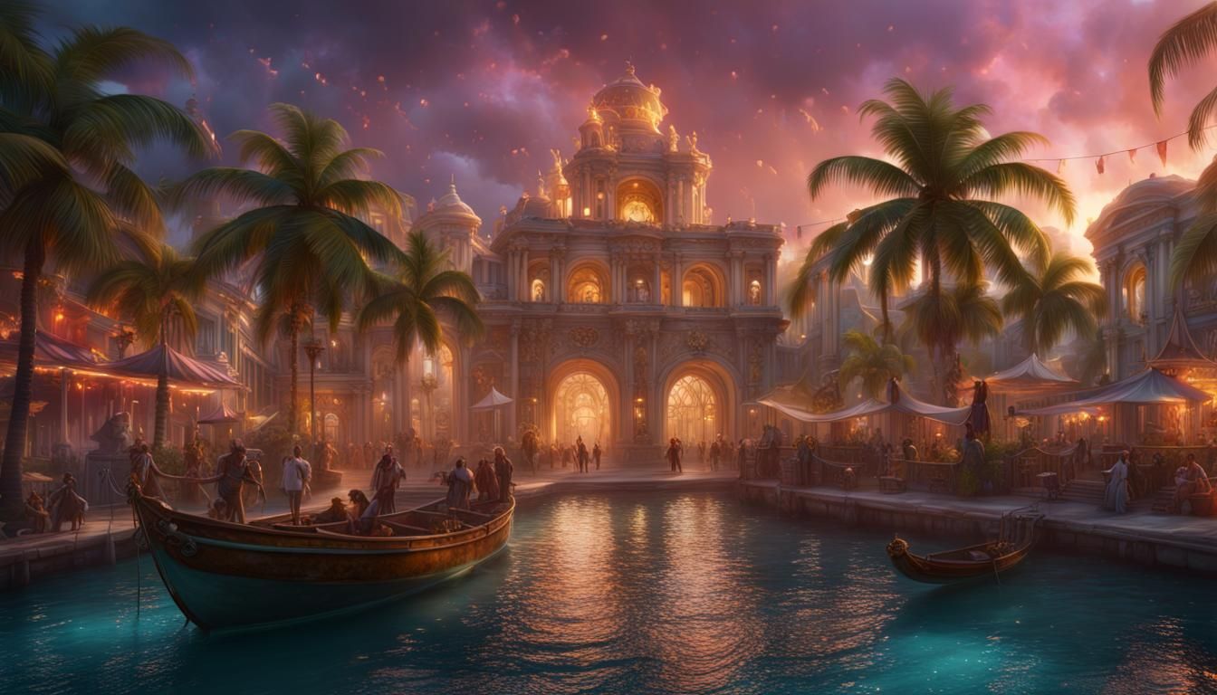 A Happy New Year's Day 2024 Celebration in Nassau Bahamas