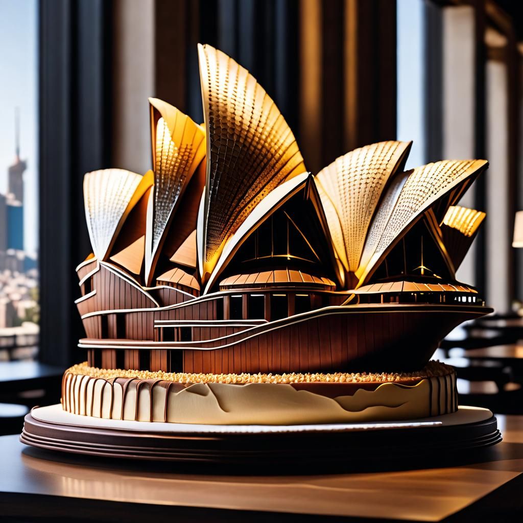Sydney Opera House made of cake