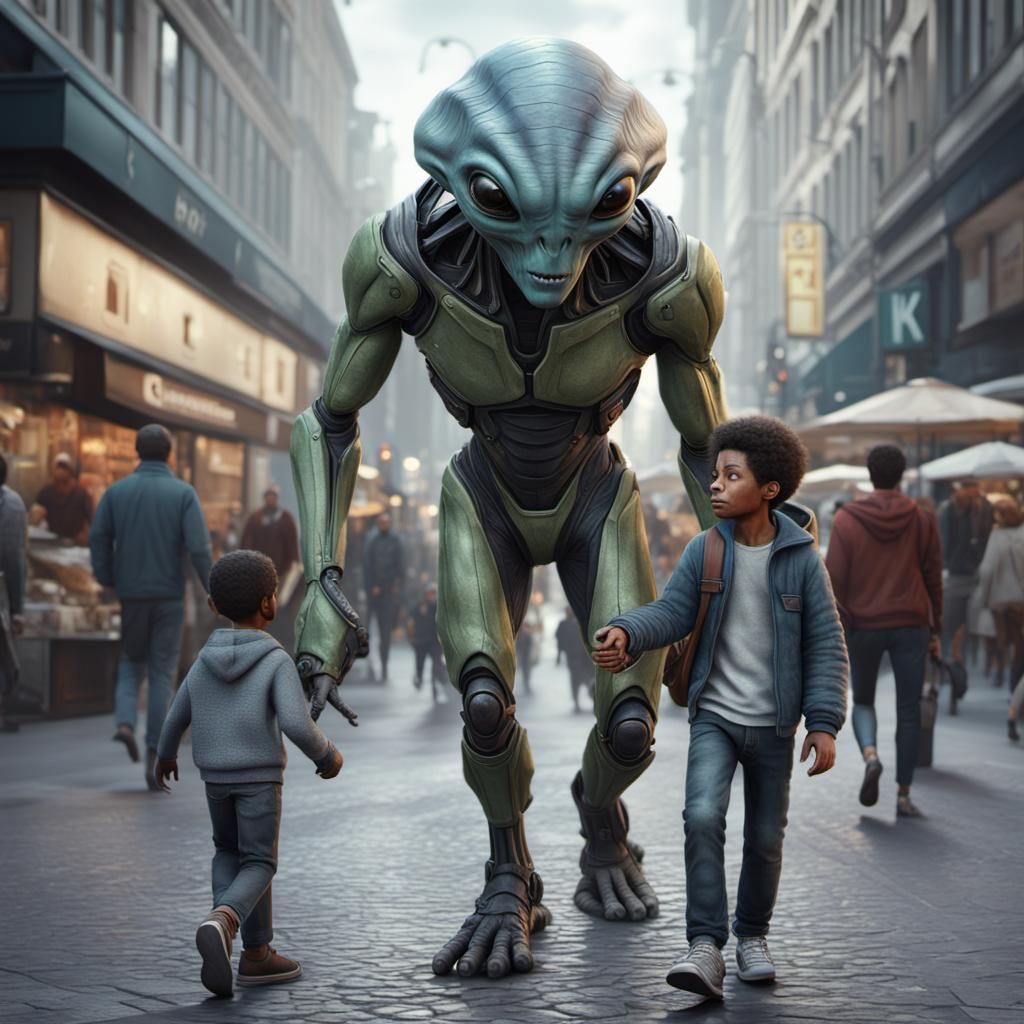 C.J. mutters a sigh of frustration as the little brother attempts to wander off. Big Brother: "C.J. ain't' gonna let you...