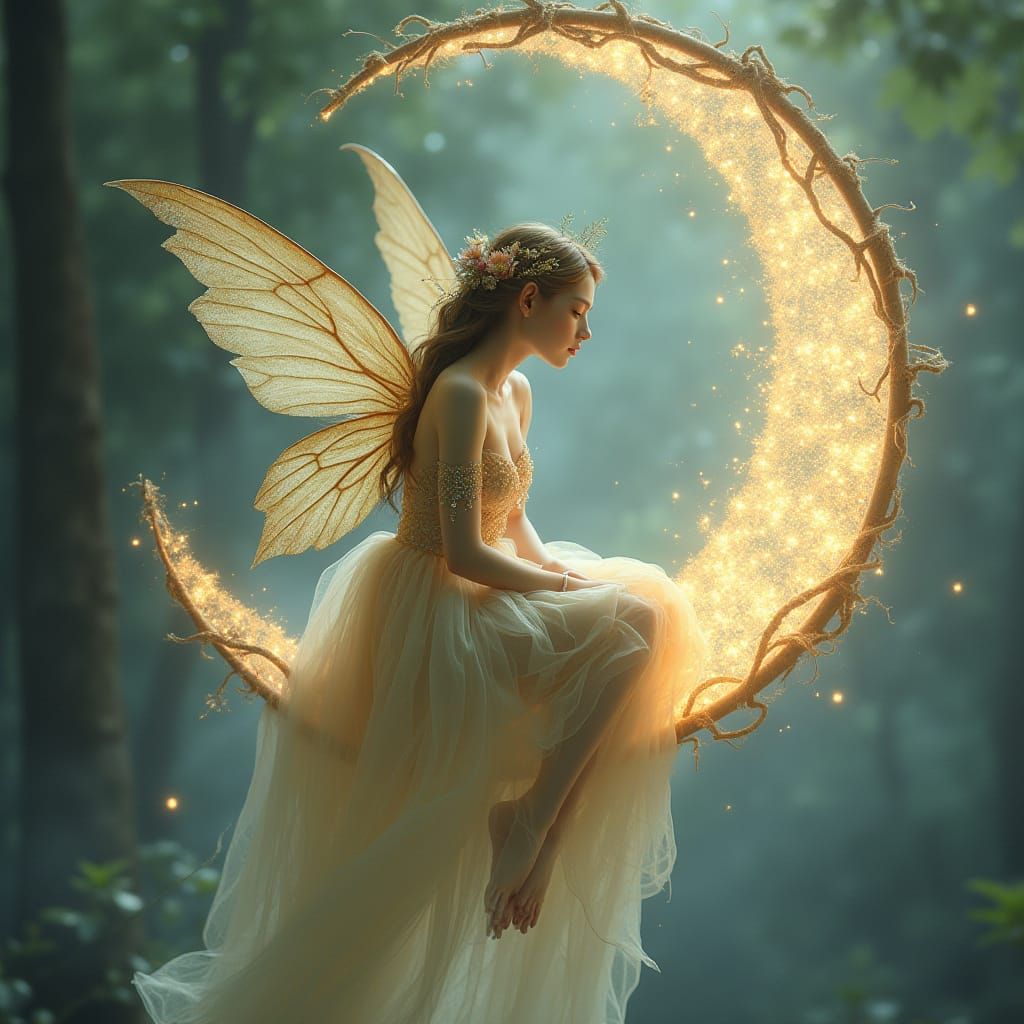 Elfen Fairy in Dreamcatcher's Glow