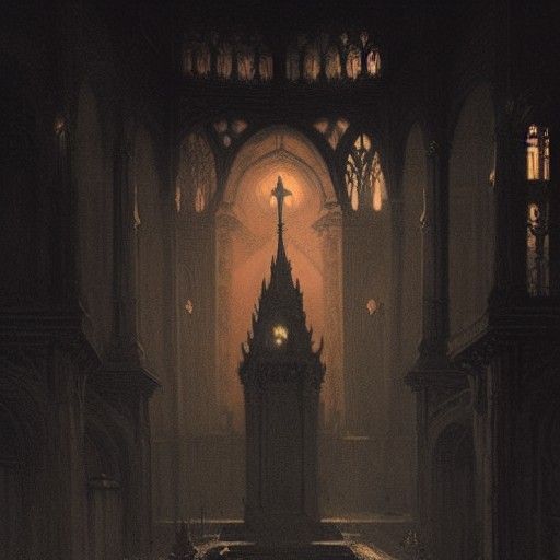 Terrifying Last Rampart in Horror Art Style