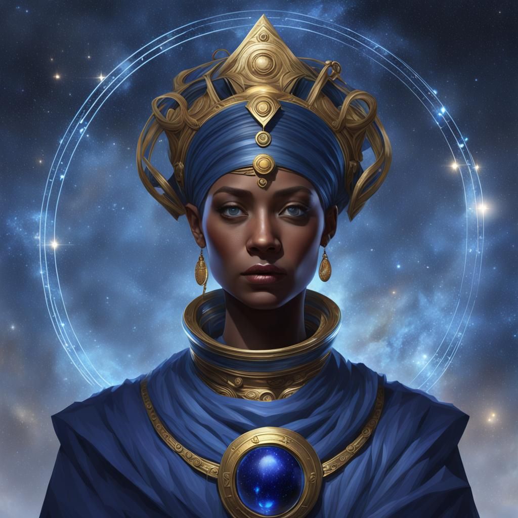 Sapphire is connected to the planet Saturn, stone symbolizes the emergence of light from darkness 
The priestess of Apol...