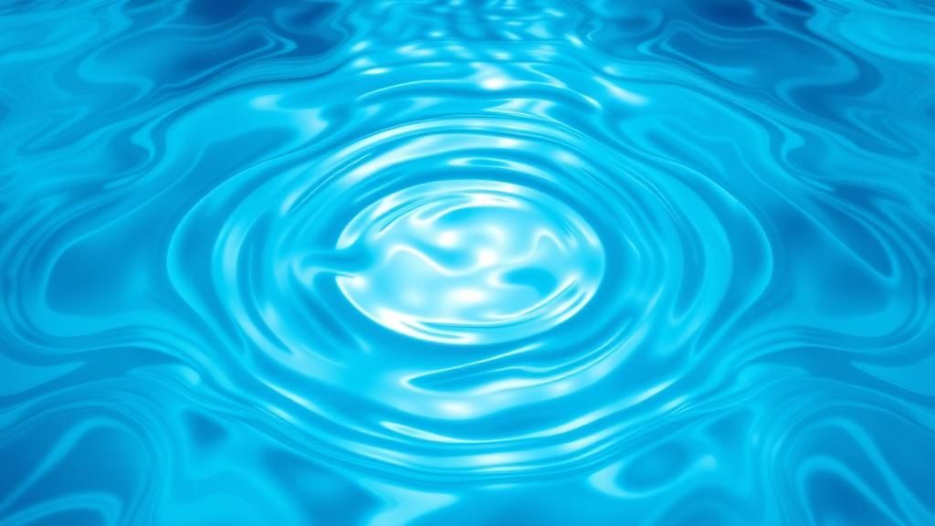 Ethereal Blue Ripples in Abstract Art