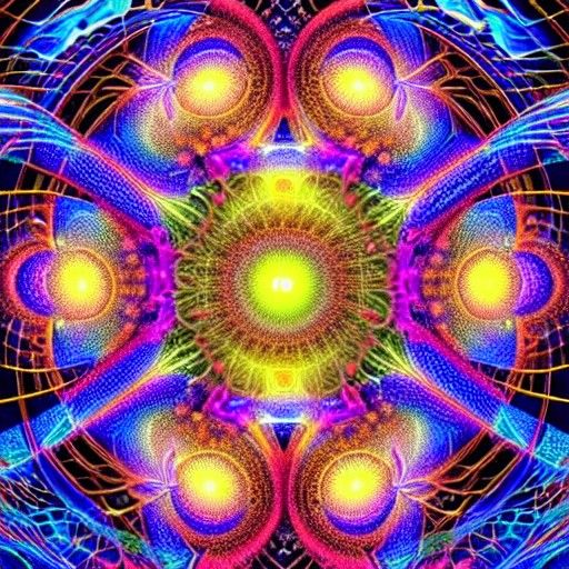 Spectacular Healing Magic in Kinetic Pointillism Style