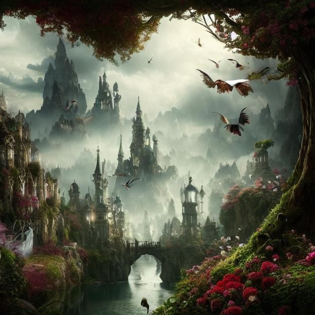 Wonderland: Epic Cinematic Digital Matte Painting