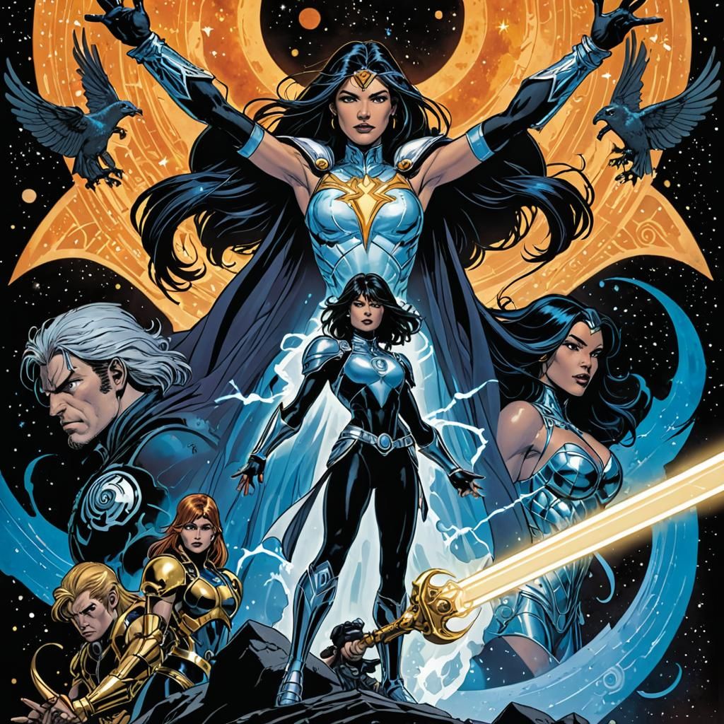 Ghost Saves Universe: Hand-Painted Graphic Novel