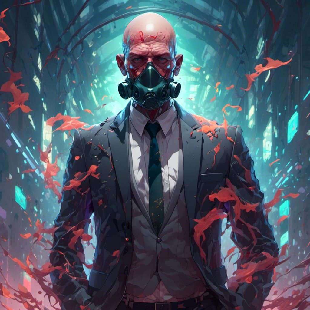 Acid Burn Portrait in Unreal Engine 5 Style