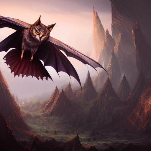 Fantastical Animals in Detailed Matte Painting