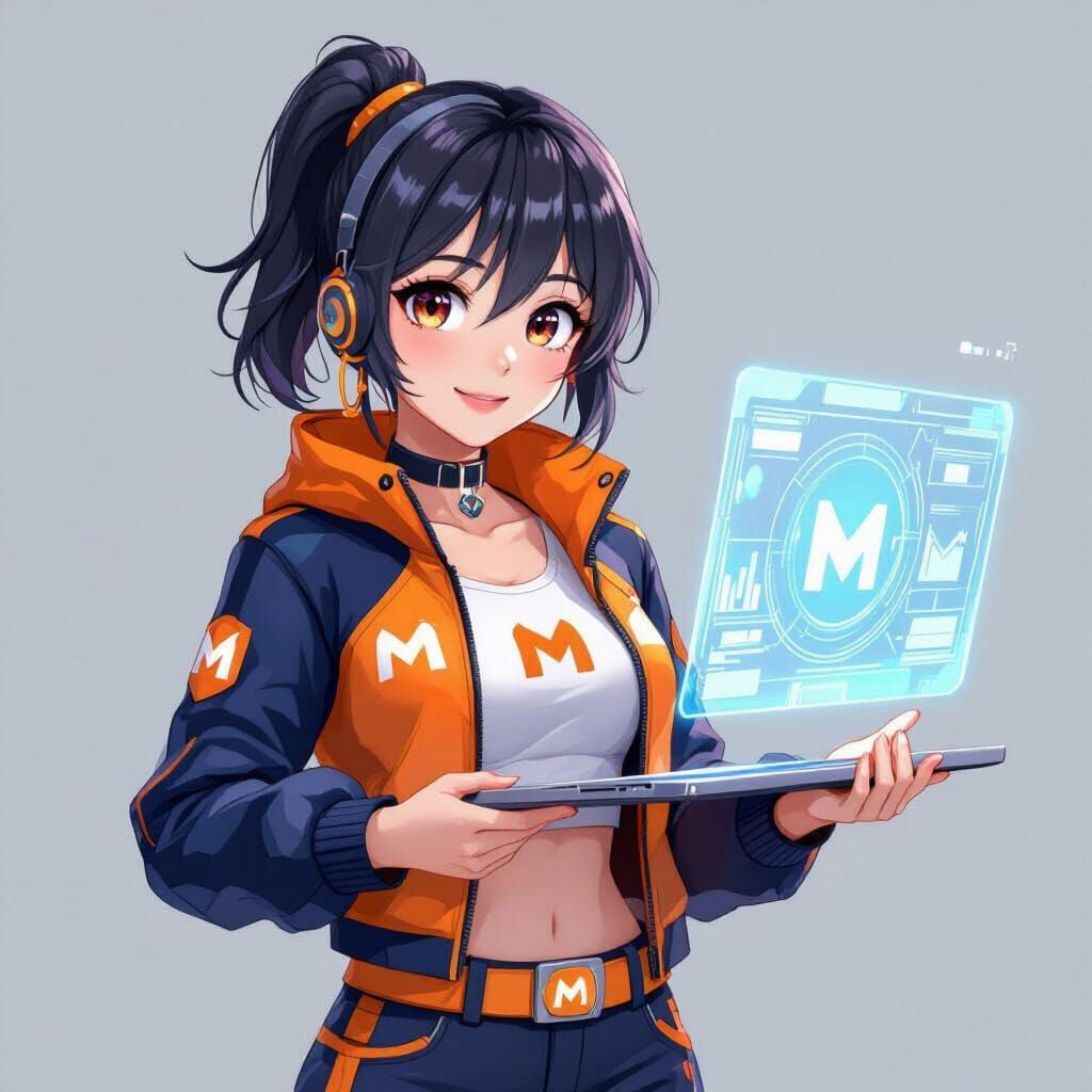 Anime Style MarketScoop Brand Character Presentation