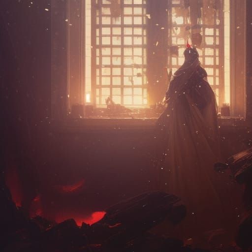 Dark Fantasy Christmas Concept Art in 8K Resolution