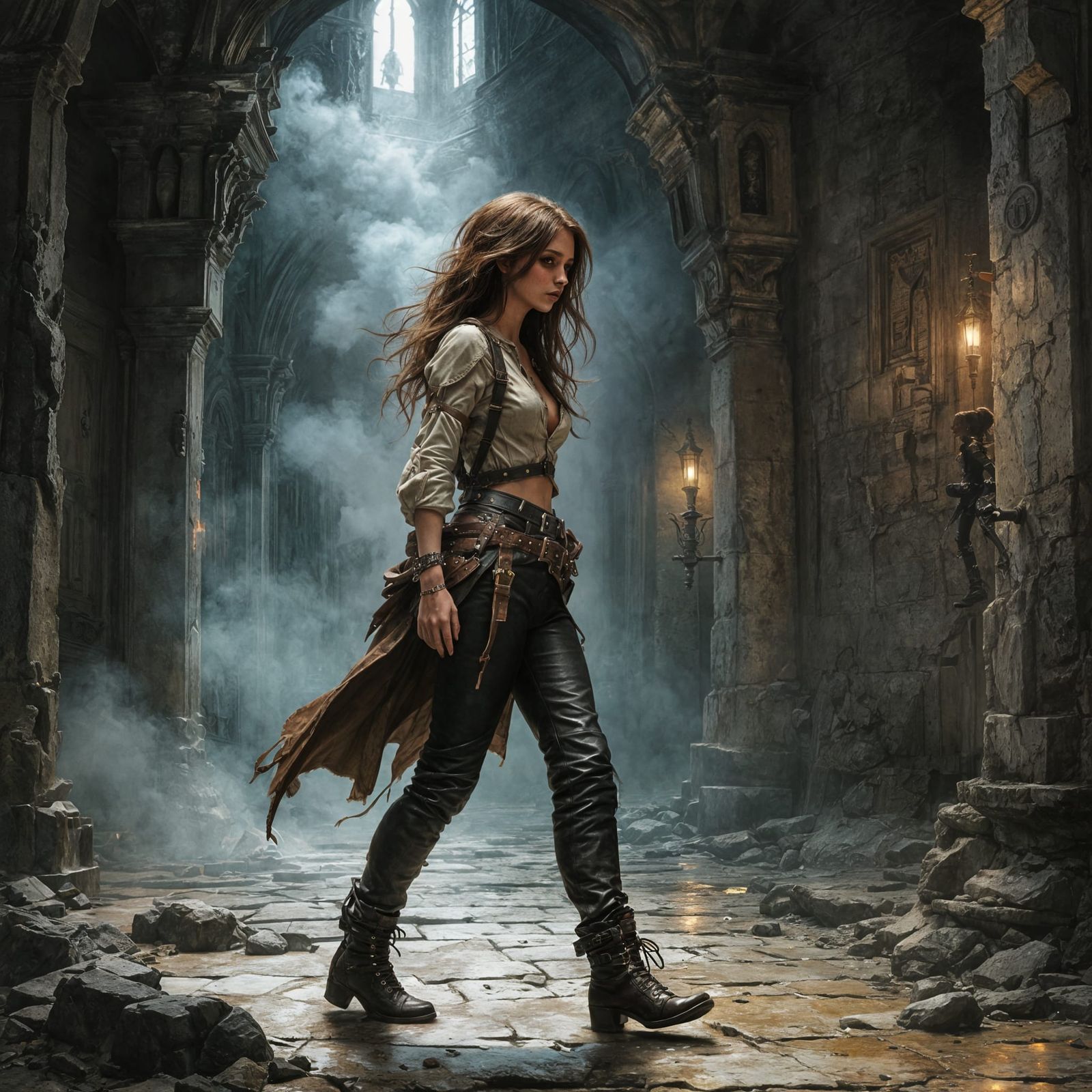 Mysterious Thief Embarks in Dark Fantasy Temple