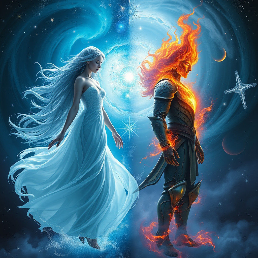 Dual-Gendered Being in Cosmic Rebirth