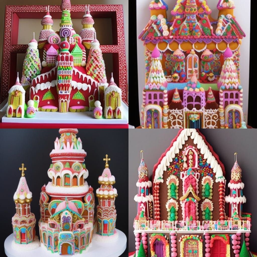 Gingerbread Saint Basil's Cathedral: Psychedelic Masterpiece