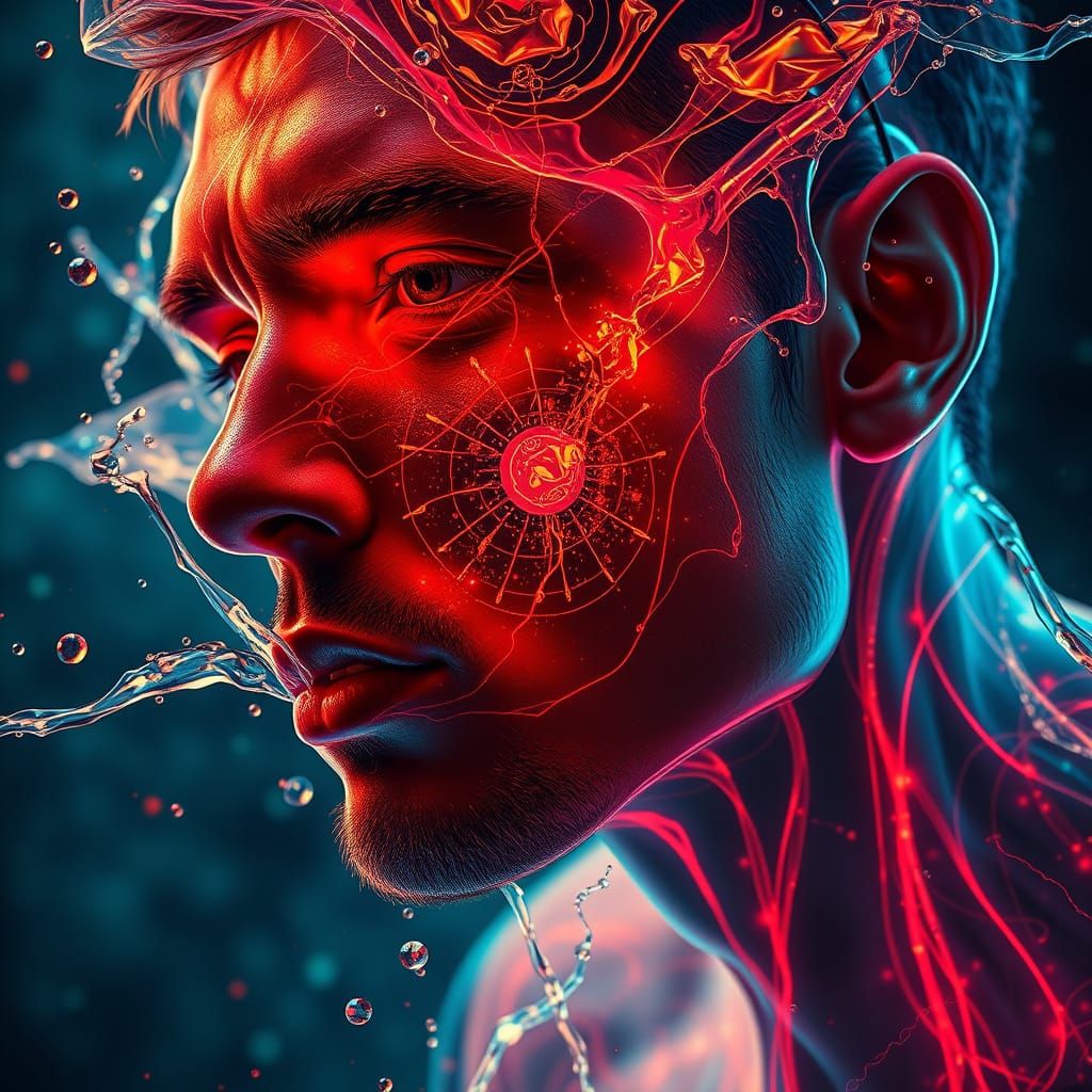 Hyperrealistic Holy Ghost Splash Art Concept