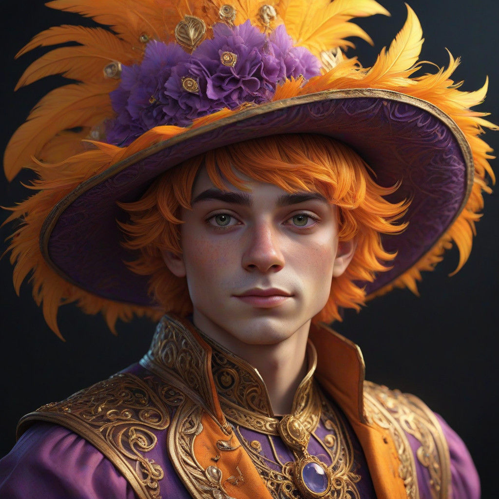 Whimsical Gnome in Opulent Regalia