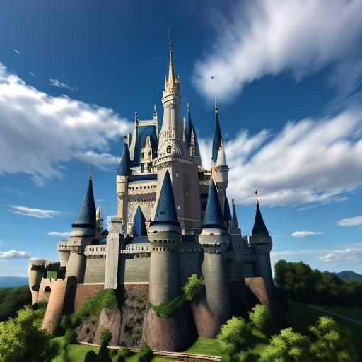 AI Generated Image of a Castle