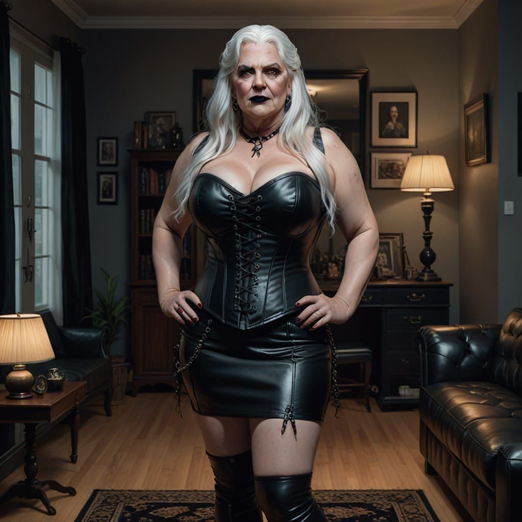 Ultrarealistic Portrait of Woman in Corset, 8k