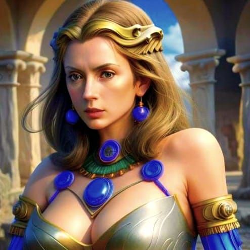 Pompeii Statues in Cinematic Photorealistic Style