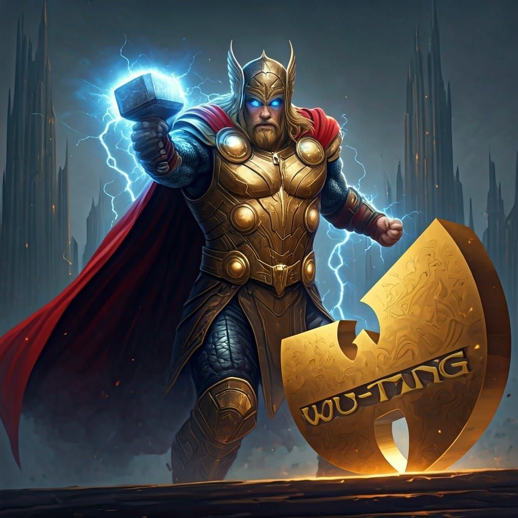 Thor Unleashes Lightning on Wu-Tang Clan Logo