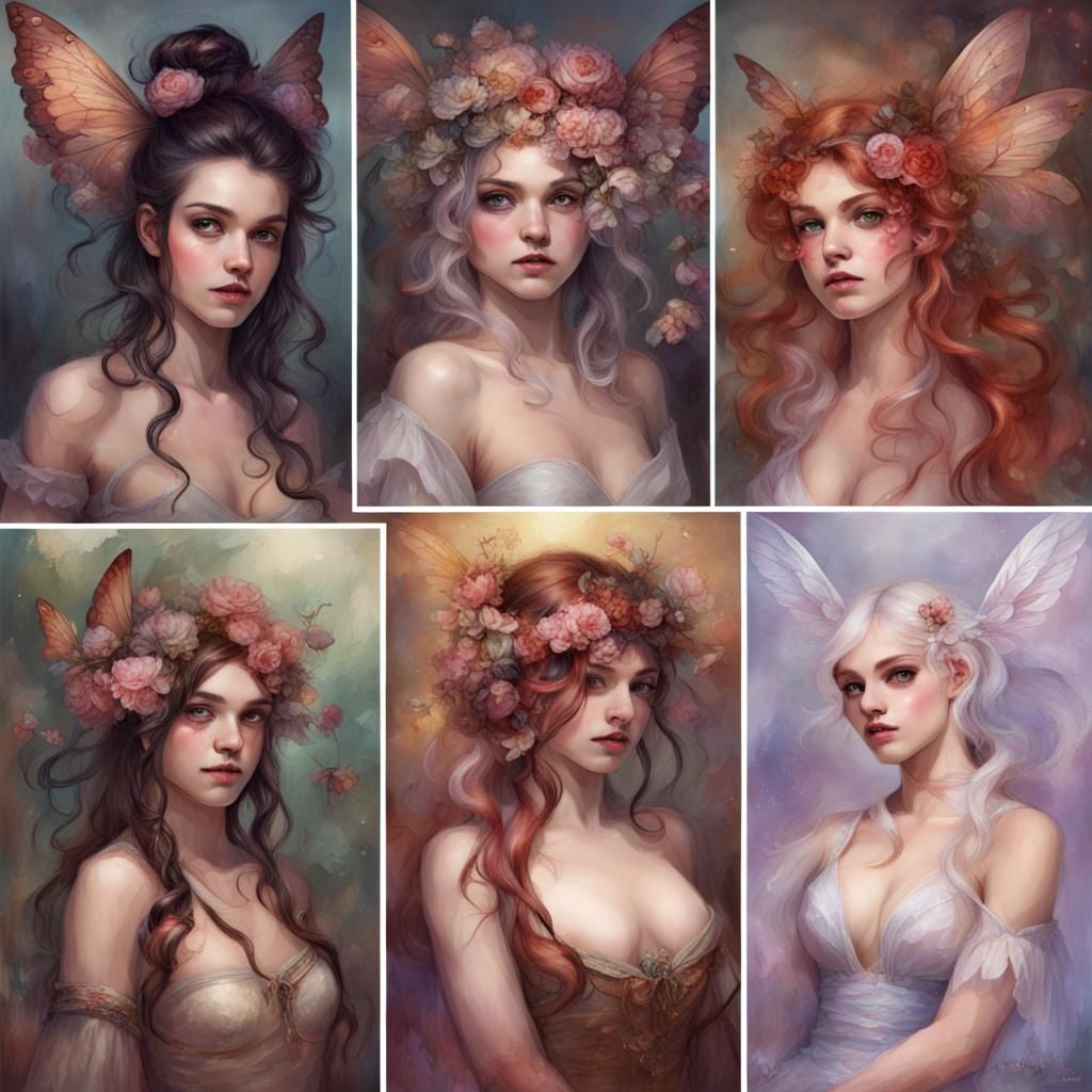 Fae Courtesans in a Fantasy Setting