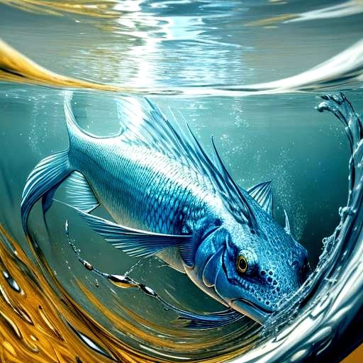 Ambusher Iguafish - (Fantasy Beasts series)