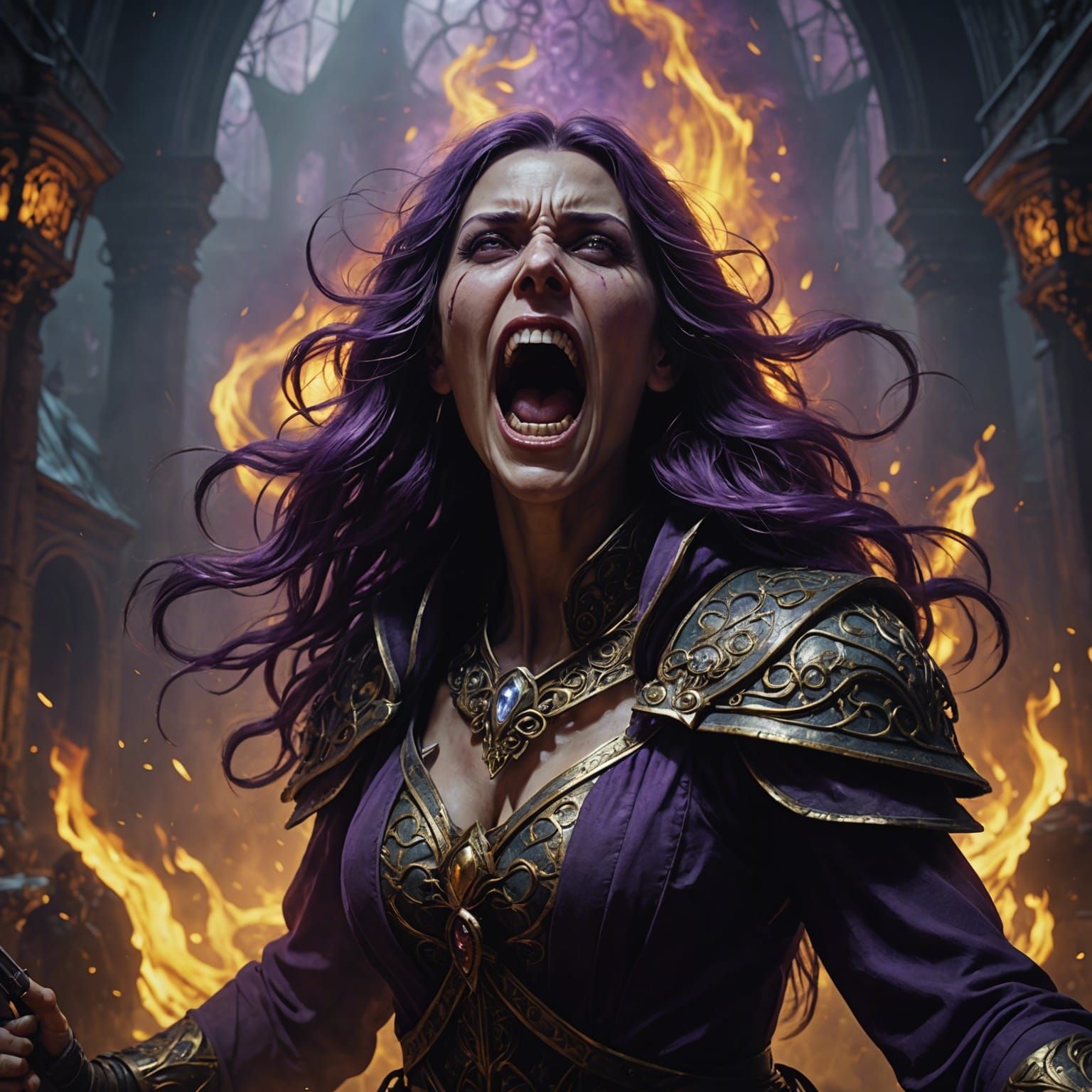 Terrifying Banshee Scream: A Dark Fantasy Masterpiece