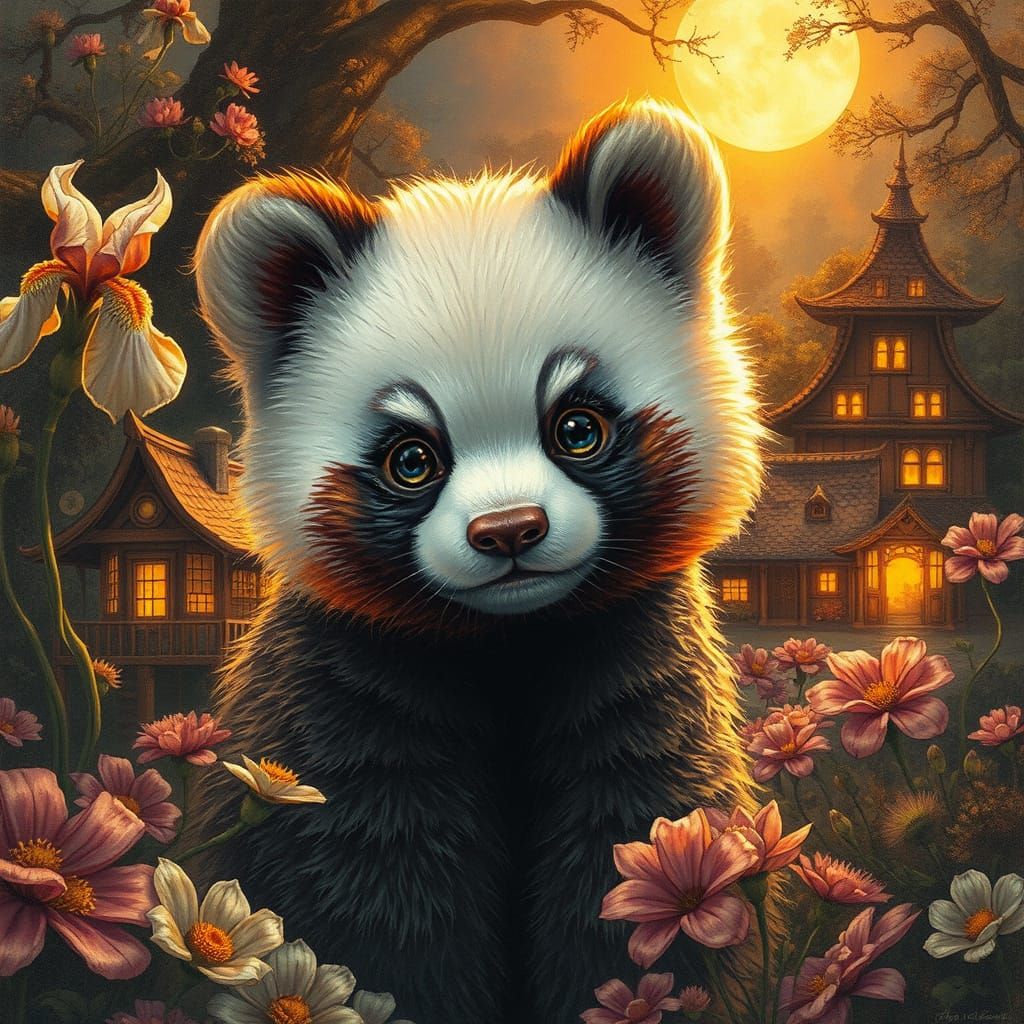 Fantasy Panda Bear