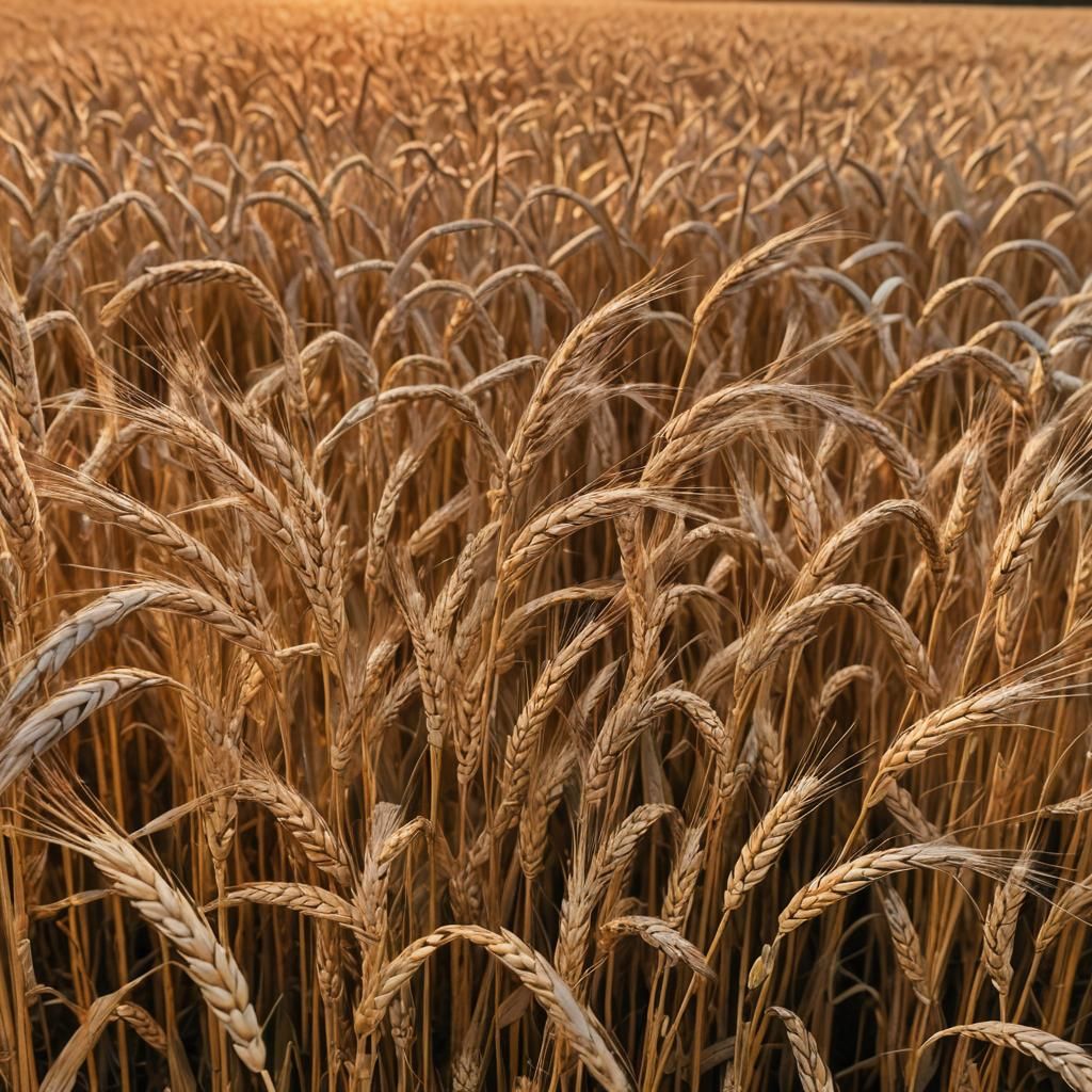 Golden Wheat Field at Sunset: Portrait Photography