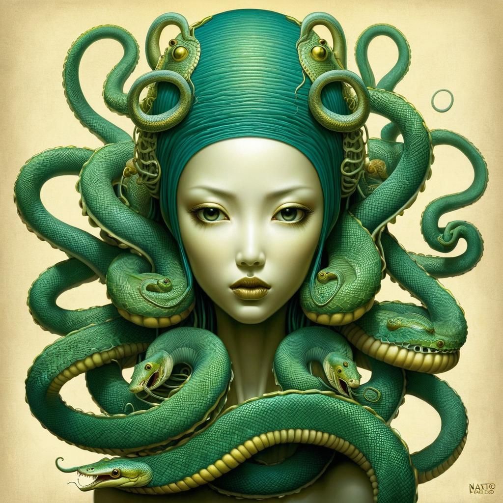 Meduse d'après Naoto Hattori.