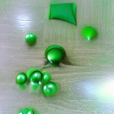 Abstract Green Field: AI-Generated Simplicity