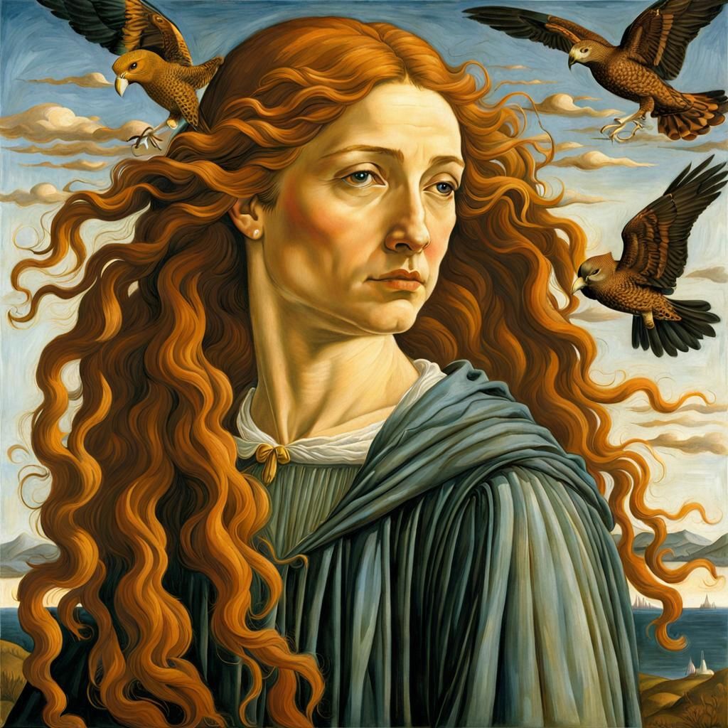 Botticelli-inspired Venus: Freedom and Transformation