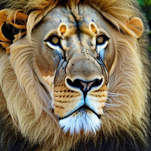 AI Generated Lion
