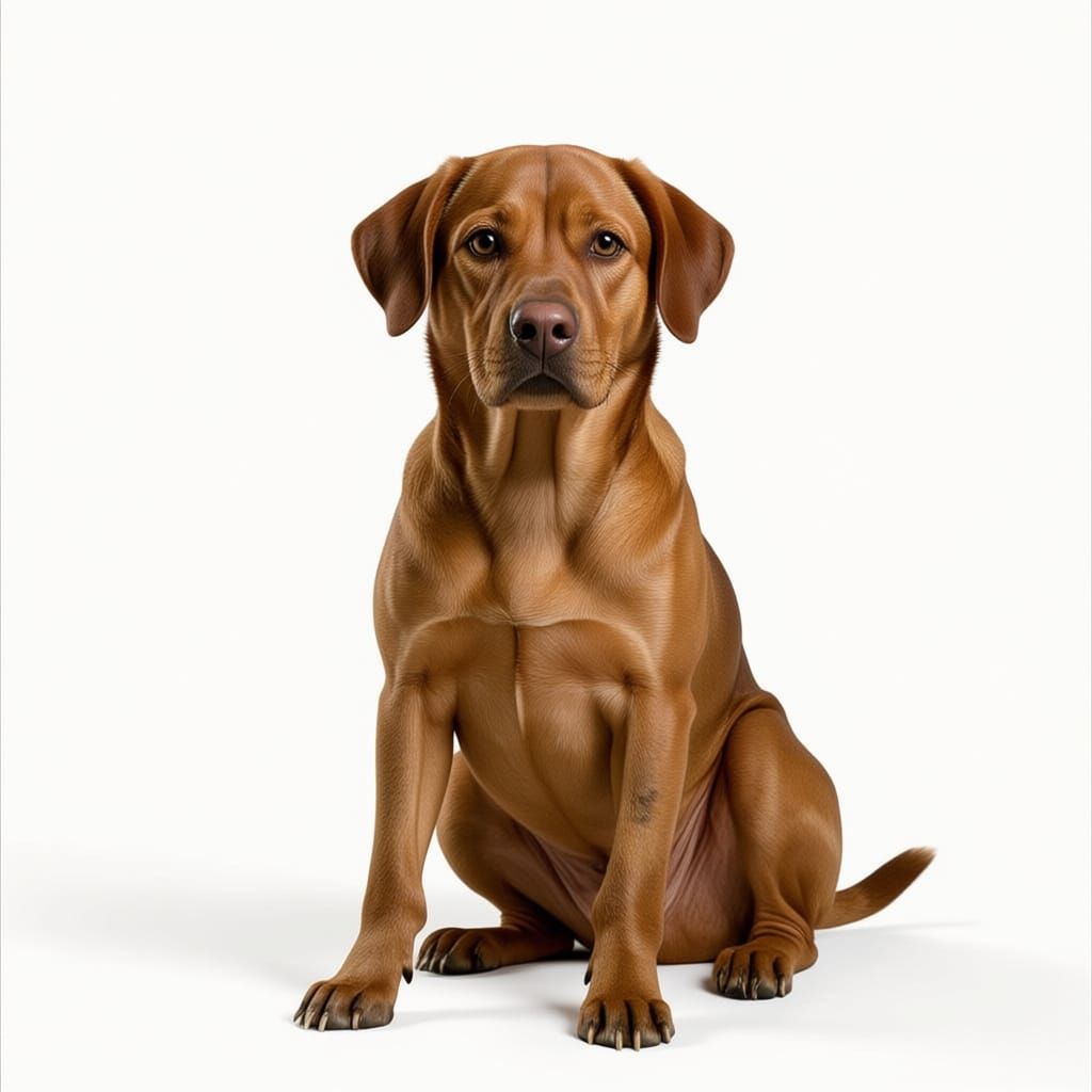 Human Head Dog Body Hybrid Creature